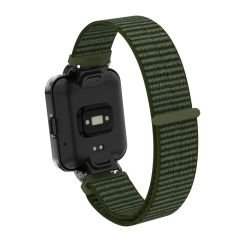 Redmi Watch 2 Lite uyumlu Spor Loop Kordon & Kasa Koruma 2 in 1 Hasır Örgü Cırtlı Kayış Velcro No: 08