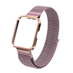 Redmi Watch 2 Lite uyumlu Spor Loop Kordon & Kasa Koruma 2 in 1 Hasır Örgü Cırtlı Kayış Velcro No: 16
