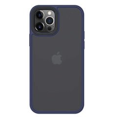 Apple iPhone 12 Pro Max Kılıf Benks Hybrid Kapak Lacivert