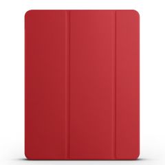 iPad Pro 11 4. Nesil 2022 M2 uyumlu Kılıf Flip Akıllı Kapak Standlı Smart Cover Uyku Modlu Kırmızı