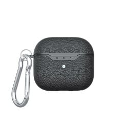 Airpods 4. Nesil Uyumlu Kılıf Deri Görünümlü Silikon Kapak Kulaklık Kılıfı
