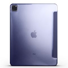 iPad Pro 11 4. Nesil 2022 M2 uyumlu Kılıf Flip Akıllı Kapak Standlı Smart Cover Uyku Modlu Lacivert