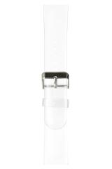 Apple Watch 7 6 SE 5 4 3 2 1 - 38 / 40 / 41 mm uyumlu Şeffaf Silikon Kordon Şık ve Estetik Kayış