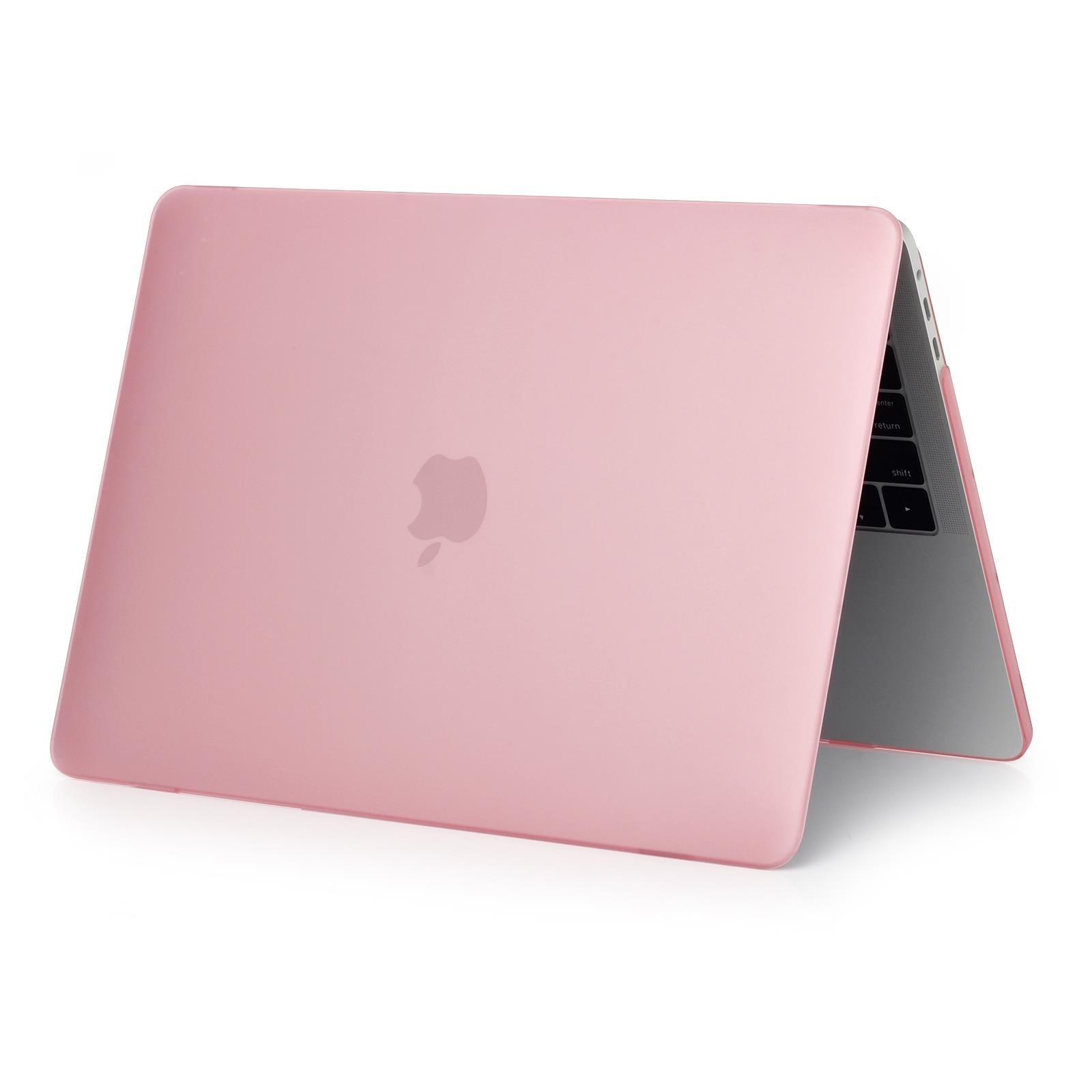 MacBook Pro 14 M3 2024 Kılıf Koruyucu Kapak 14.2'' A2992 / A2918 Uyumlu Mat Tasarım Hava Kanallı Pembe