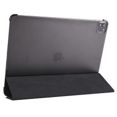 iPad Pro 11 4. Nesil 2022 M2 uyumlu Kılıf Flip Akıllı Kapak Standlı Smart Cover Uyku Modlu Siyah