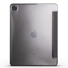 iPad Pro 11 4. Nesil 2022 M2 uyumlu Kılıf Flip Akıllı Kapak Standlı Smart Cover Uyku Modlu Siyah