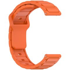 Amazfit GTR / GTR 2 / GTR 2e 47 mm uyumlu Silikon Kordon Premium Spor Tasarım Kayış Turuncu