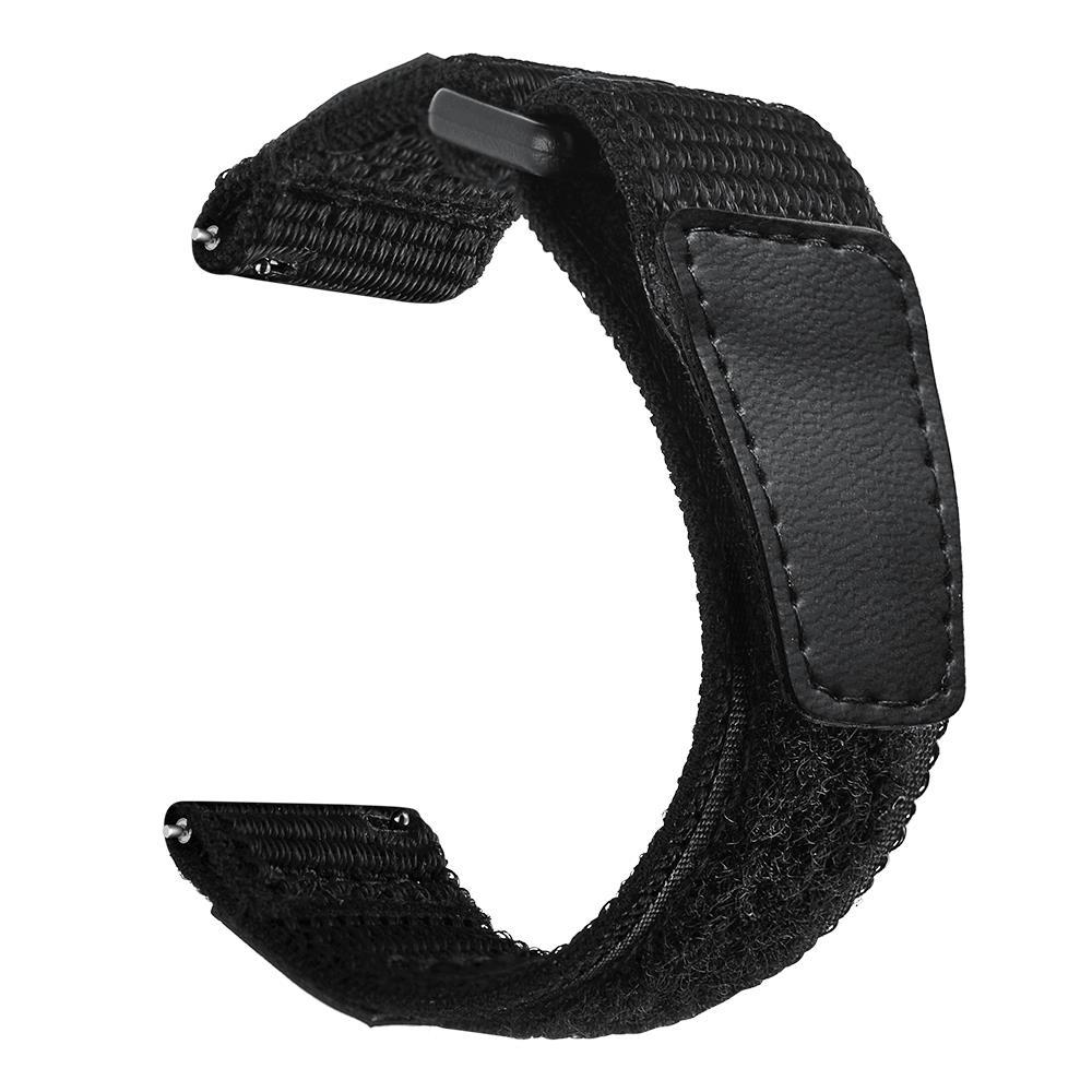 Amazfit GTR 47 mm Uyumlu Spor Örgü Kordon Hasır Kumaş Cırtlı Kayış Velcro