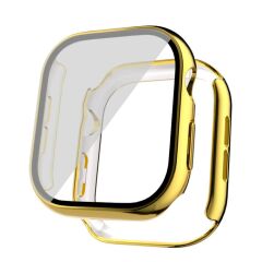 Apple Watch 10 42 mm uyumlu Ekran Koruyucu Kasa Koruma Electroplate Parlak Tasarım Tam Koruma