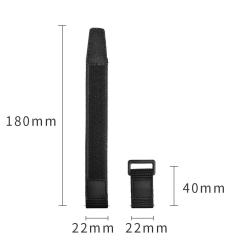 Honor Magic Watch 2 46 mm Uyumlu Spor Örgü Kordon Hasır Kumaş Cırtlı Kayış Velcro