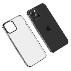 Apple iPhone 13 Benks Matte Electroplated TPU Kapak Siyah