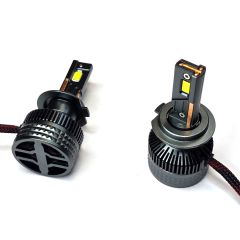 H7 Led Far Ampulü 24.000 Lumen Yüksek Işık Gücü 3 Bakır Flamenli Soğutma KINGEAGLE K16 Premium Xenon