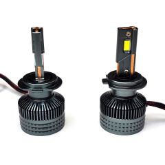 H7 Led Far Ampulü 24.000 Lumen Yüksek Işık Gücü 3 Bakır Flamenli Soğutma KINGEAGLE K16 Premium Xenon