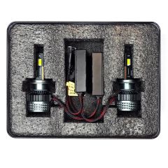 H7 Led Far Ampulü 24.000 Lumen Yüksek Işık Gücü 3 Bakır Flamenli Soğutma KINGEAGLE K16 Premium Xenon