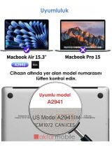 MacBook Air 15 M3 2024 A3114 15.3'' uyumlu Ekran Koruyucu - 2 Adet - Esnek & Kırılmaz