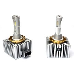 D1S Original Led Far Ampulü 18.000 Lumen Bakır Flamen Üstün Soğutma KINGEAGLE D1S Premium Led Xenon