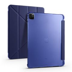 iPad Pro 11 4. Nesil 2022 M2 Uyumlu Kılıf Kalem Bölmeli Premium Akıllı Kapak Standlı Smart Cover Lacivert