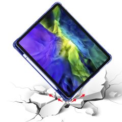 iPad Pro 11 4. Nesil 2022 M2 Uyumlu Kılıf Kalem Bölmeli Premium Akıllı Kapak Standlı Smart Cover Lacivert