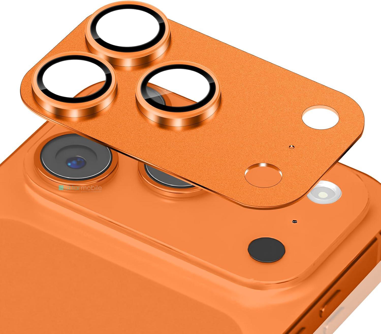 iPhone 17 Pro Max Uyumlu Tam Kaplayan Kamera Lens Koruyucu Titanyum Kaplama Anti-Reflective