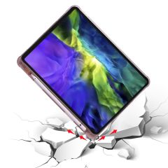 iPad Pro 11 4. Nesil 2022 M2 Uyumlu Kılıf Kalem Bölmeli Premium Akıllı Kapak Standlı Smart Cover Rose Gold