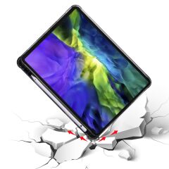 iPad Pro 11 4. Nesil 2022 M2 Uyumlu Kılıf Kalem Bölmeli Premium Akıllı Kapak Standlı Smart Cover Siyah