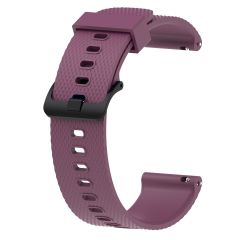 Samsung Gear Sport Uyumlu Silikon Kordon Tırtıklı Tasarım Premium Spor Kayış Mor