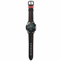 Amazfit GTS 2 Mini 40 mm Uyumlu Deri Kordon Spor Dikişli Deri Kayış