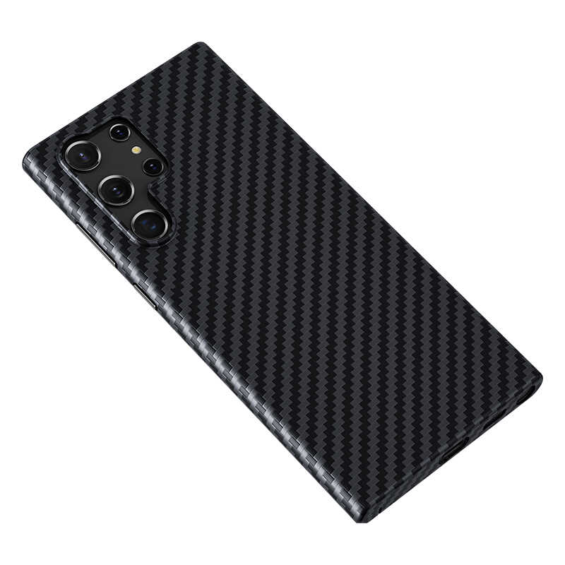 Galaxy S22 Ultra Kılıf Benks Kevlar Fiber Kapak Siyah