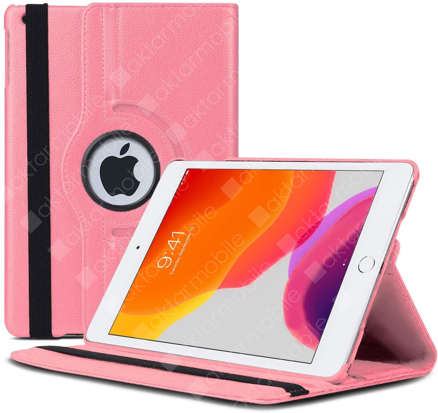 Apple iPad 9. Nesil 2021 10.2'' inc Kılıf 360° Dönebilen Akıllı Kapak Standlı Kılıf Smart Uyku Modlu