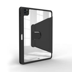 iPad Pro 12.9 6. Nesil 2022 M2 Uyumlu Kılıf 360 Dönebilen Kalem Bölmeli Standlı Akıllı Kapak Premium