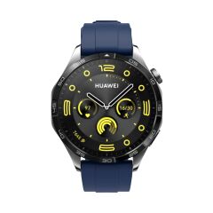 Galaxy Watch 3 45 mm Uyumlu Yumuşak Silikon Kordon Spor Kayış Soft Jel Premium Silikon Metal Toka Lacivert