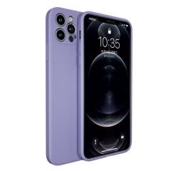 Apple iPhone 12 Pro Max Kılıf Benks Painting TPU Kapak Lavendery Gray
