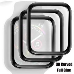 Apple Watch 40 mm Ekran Koruyucu 3D Tam Kapatan Kavisli PPMA Nano Cam Tam Uyumlu