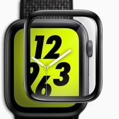 Apple Watch 40 mm Ekran Koruyucu 3D Tam Kapatan Kavisli PPMA Nano Cam Tam Uyumlu