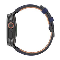 Apple Watch 10 / 11 46 mm uyumlu Denim Kordon Kot Kumaş Premium Kayış