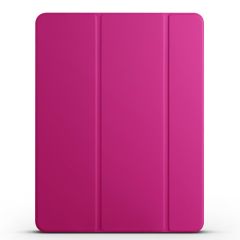 iPad Pro 12.9 6. Nesil 2022 M2 uyumlu Kılıf Flip Akıllı Kapak Standlı Smart Cover Uyku Modlu Pembe