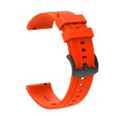 Amazfit GTR / GTR 2 / GTR 2e 47 mm Uyumlu Yumuşak Silikon Kordon Spor Kayış Soft Jel Premium Silikon Turuncu