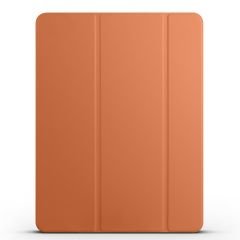 iPad Pro 12.9 6. Nesil 2022 M2 uyumlu Kılıf Flip Akıllı Kapak Standlı Smart Cover Uyku Modlu Turuncu