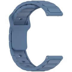 Huawei Watch 4 / Watch 4 Pro uyumlu Silikon Kordon Premium Spor Tasarım Kayış Mavi