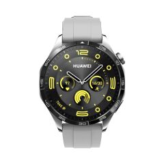 Huawei Watch GT 2 / GT2 Pro 46 mm Uyumlu Yumuşak Silikon Kordon Spor Kayış Soft Jel Premium Silikon Gri