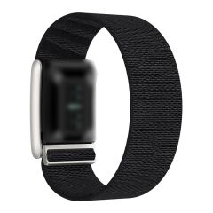 Whoop 5.0 uyumlu Kumaş Hasır Örgülü Kordon Premium Kayış Spor & Şık Bileklik Siyah