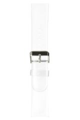 Samsung Galaxy Watch 7 40 / 44 mm Uyumlu Şeffaf Silikon Kordon Şık ve Estetik Kayış