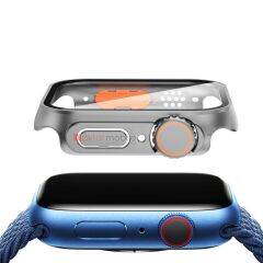 Apple Watch 7 8 41 mm uyumlu Watch Ultra 49 mm Kasa Dönüştürücü & Ekran Koruyucu Tam Koruma