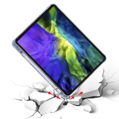 iPad Pro 12.9 6. Nesil 2022 M2 Uyumlu Kılıf Kalem Bölmeli Premium Akıllı Kapak Standlı Smart Cover Mavi