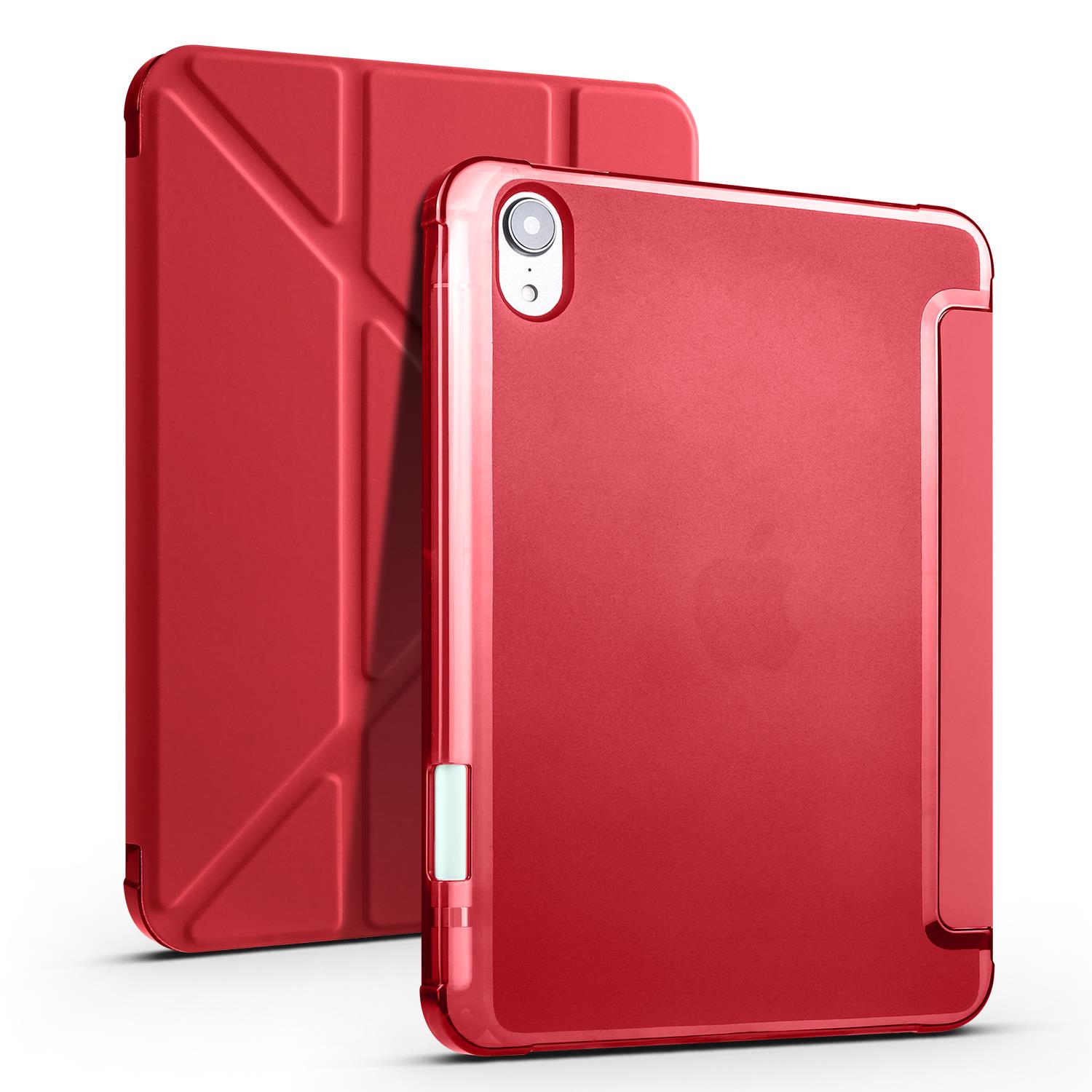 iPad Mini 7. Nesil 2024 Uyumlu Kapaklı Kılıf Kalem Bölmeli Tri Fold Standlı Uyku Modlu Akıllı Kapak