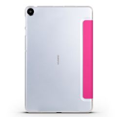 Huawei MatePad SE 10.4 Kılıf Standlı Flip Smart Akıllı Kapak Uyku Modlu Tablet Kılıfı Pembe