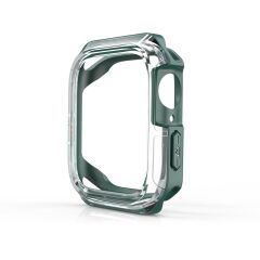 Apple Watch 8 41 mm uyumlu Kasa Koruyucu Spor Tasarım Premium Gövde Koruma (Önü Açık) Koyu Yeşil