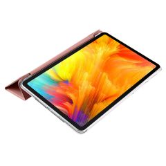 Huawei MatePad SE 10.4 Kılıf Standlı Flip Smart Akıllı Kapak Uyku Modlu Tablet Kılıfı Rose Gold