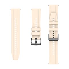 Huawei Watch GT 3 / GT3 Pro 46 mm Uyumlu Yumuşak Silikon Kordon Spor Kayış Soft Jel Premium Silikon Starlight