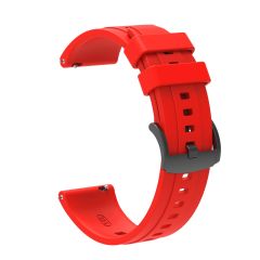Huawei Watch GT 3 / GT3 Pro 46 mm Uyumlu Yumuşak Silikon Kordon Spor Kayış Soft Jel Premium Silikon Kırmızı